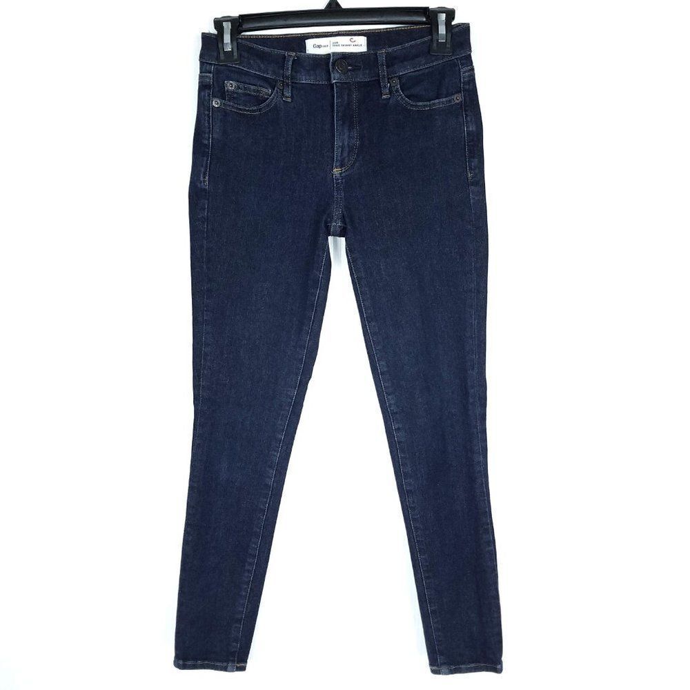 GAP Women's Skinny Jeans - Dark Blue